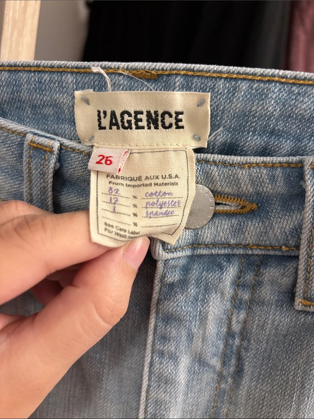 L’agence distressed jeans 26